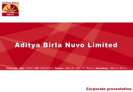 Aditya Birla Nuvo Limited
