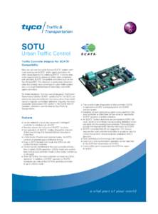 SOTU Urban Traffic Control Traffic Controller Adaptor For SCATS Compatibility  TM