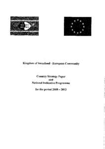 Country Strategy Paper and National Indicative Programme for the period[removed]Swaziland