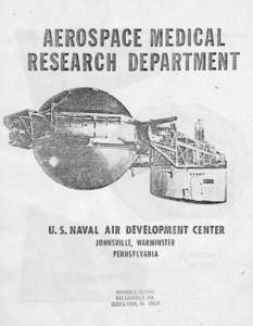 AEROSPACE MEDICAL RESEARCH DEPARTMENT NAVAL A I R DEVELOPMENT CENTER WARMINSTER, PENNSYLVANI ehavior and physiological functions.