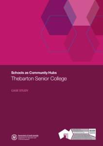 Schools as Community Hubs  Thebarton Senior College CASE STUDY  Contents