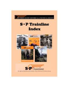S·P Trainline Index -- Volumes[removed]NOTE: Formatting has been minimized for ease in viewing the index. Titles of books and journals are italicized, article titles are not. Page numbers are listed as 