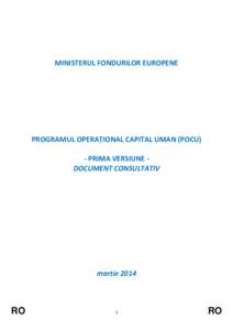 Microsoft Word - Document consultativ Programul Operational Capital Uman_în limba româna.docx