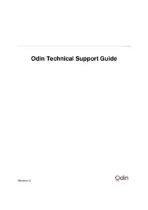 Odin Technical Support Guide  Revision 3 2