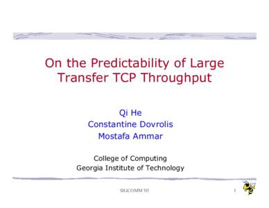 The Design and Operation of TCP-based Services in an Evolving Internet