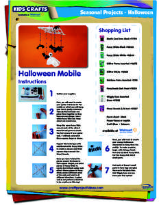 KIDS CRAFTS  Seasonal Projects - Halloween Available at