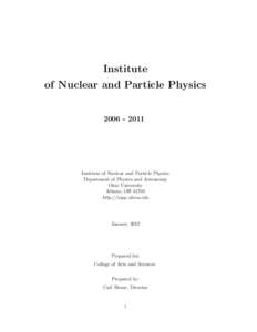 Institute of Nuclear and Particle Physics[removed]Institute of Nuclear and Particle Physics