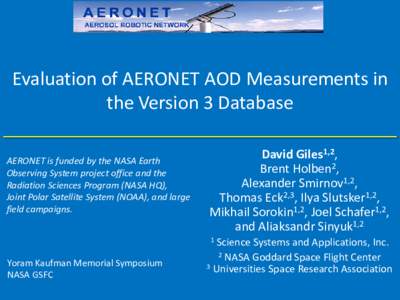 NRT Automatic Data Quality Controls for the AERONET Version 3 Database:  New Level 1.5V Aerosol Optical Depth Data Product
