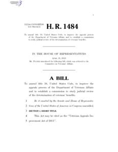 I  112TH CONGRESS 1ST SESSION  H. R. 1484