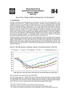 World Bank EU-8 Quarterly Economic Report JanuaryPart III  EU-8