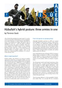 [removed]Hussein Malla/AP/SIPA  Hizbullah’s hybrid posture: three armies in one