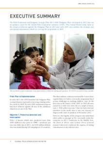 GPEI | ANNUAL REPORT[removed]EXECUTIVE SUMMARY The Polio Eradication and Endgame Strategic Plan 2013–2018 (Endgame Plan), developed in 2013, lays out an updated vision for the Global Polio Eradication Initiative (GPEI). 
