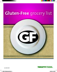 Gluten-Free grocery list  Version 9388C11APR2014 9388 C11 GF Booklet April 2014.indd 1