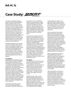 Case Study: A subsidiary of Burlington Northern Santa Fe Corporation (NYSE:BNI), BNSF