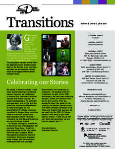 Transitions G ermany’s Stiftung TANZ