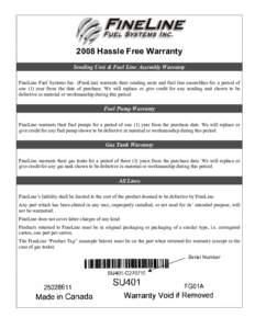 Microsoft Word - Warranty-2007.doc