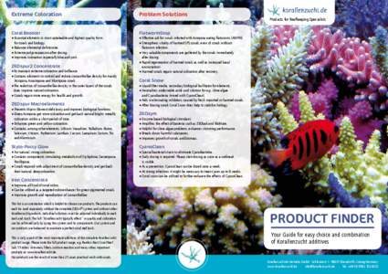 Extreme Coloration  Problem Solutions Coral Booster