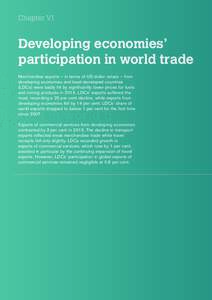 World Trade Statistical ReviewChapter VI Developing economies’ participation in world trade