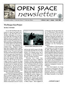 OPEN SPACE  newsletter A Quarterly Newsletter