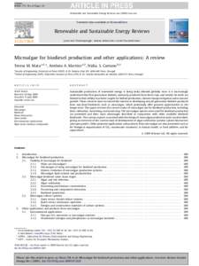Microalgae for biodiesel production and other applications: A review