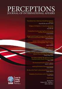 PERCEPTIONS JOURNAL OF INTERNATIONAL AFFAIRS Transcultural Asia: Unlearning Colonial/Imperial Power Relations Pınar BİLGİN and L.H.M. LING