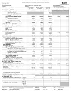 State of Mississippi Form MBRBUDGET REQUEST FOR FISCAL YEAR ENDING JUNE 30, 2017  Alcorn State University