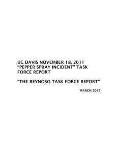 tHE REYNOSO task force REPORT