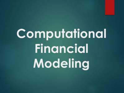 Computational Financial Modeling Enhancing Technical Analysis With Genetic