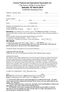 Microsoft Word - Ground Space Booking Form