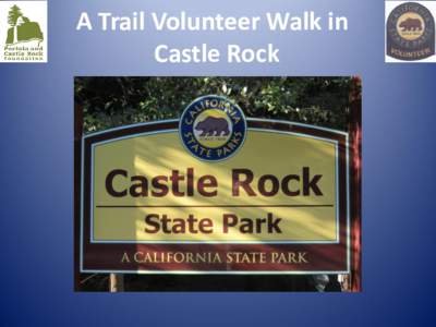 A Trail Volunteer walk in Castle Rock