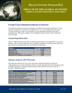 Microsoft Word - Missouri Exports Update 2008.doc