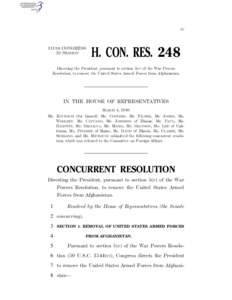 IV  111TH CONGRESS 2D SESSION  H. CON. RES. 248