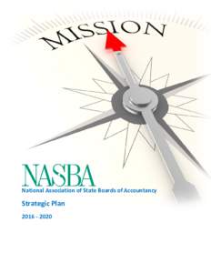 National Association of State Boards of Accountancy  Strategic Plan  2015 Strategic Planning Task Force