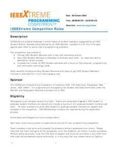 Microsoft Word - IEEEXtreme Competition Rules 2013_v1.2_SA_PB.doc