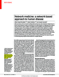 Network medicine: a network-based approach to human disease