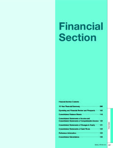 Financial Section 10-Year Financial Summary  098