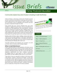 [removed]Issue Briefs Family Financial Education