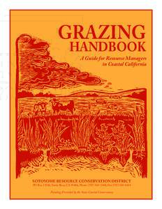 Grazing  Handbook A Guide for Resource Managers in Coastal California