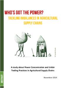 © Camille Poulie  A study about Power Concentration and Unfair Trading Practices in Agricultural Supply Chains November 2014