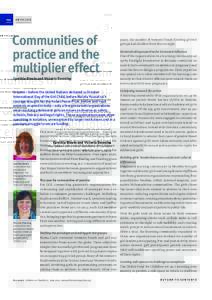 p22  articles Communities of practice and the