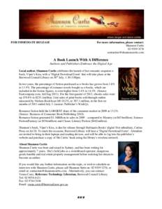 Nielsen BookScan / Novel / Literature / Romance / Harlequin Enterprises / Shannon Curtis