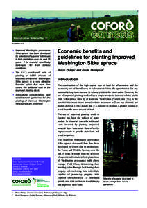 Reproductive Material No. 17 © COFORD 2010  Improved Washington provenance  Sitka spruce has been developed