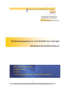 Microsoft Word - CLW Submission for the EOWW Act and EOWA Review.doc
