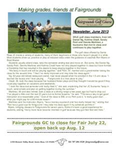 What’s new at Fairgrounds Golf Course