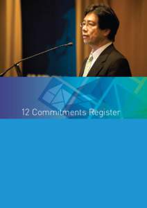 12 Commitments Register  12 cOMMITMENTS REGISTER