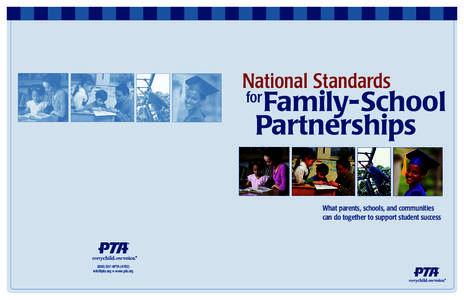 National Standards  Family-School Partnerships  for