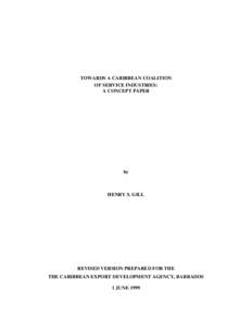 Microsoft Word - Towards a Caribbean Coalition of Service Industries - A Conc.doc