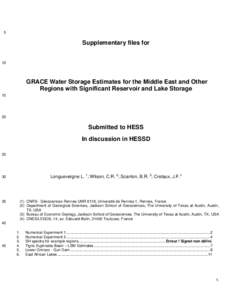 Impact of localized mass variations on GRACE: case of managed in arid and semi-arid climatic areas (Nile and Euphrates-Tigris basin)