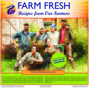 FARM FRESH Recipes from Our Farmers ection S l