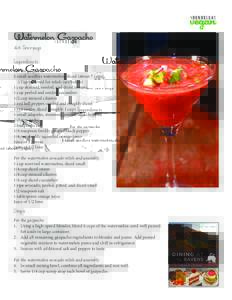 Andalusian cuisine / Gazpacho / New Mexican cuisine / Vegan cuisine / Mexican cuisine / Chilean cuisine / Ceviche